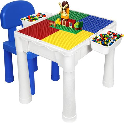 Building Blocks Table For Kids 7 In 1 Multi Toddler