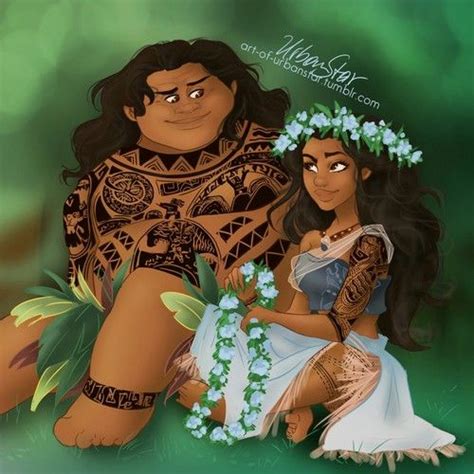 Moana And Maui Disney Princess Moana Disney Moana Art Moana