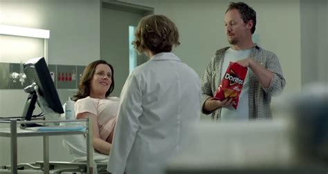 Doritos Super Bowl Commercial Features Woman Giving Birth Watch