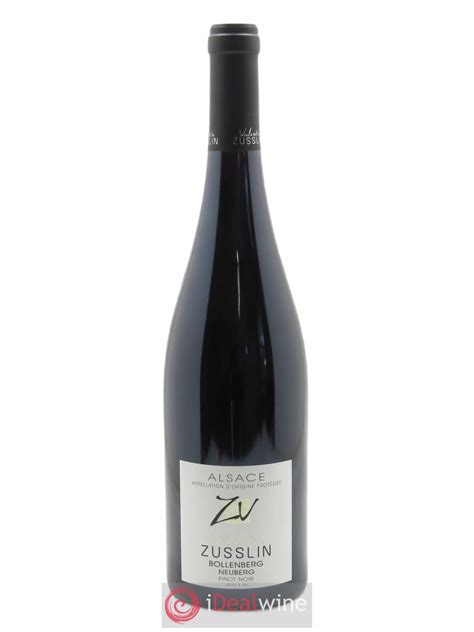 Acheter Pinot Noir Bollenberg Neuberg Valentin Zusslin Domaine 2016