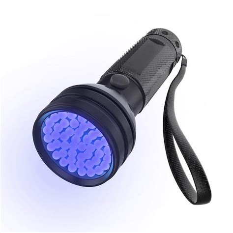 Handheld Ultraviolet Blacklight Uv Flashlight With Carrying Strap