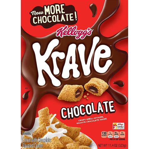 Kellogg S Krave Cereal De Chocolate 11 4 Onzas Comida Gourmet Y Alimentos