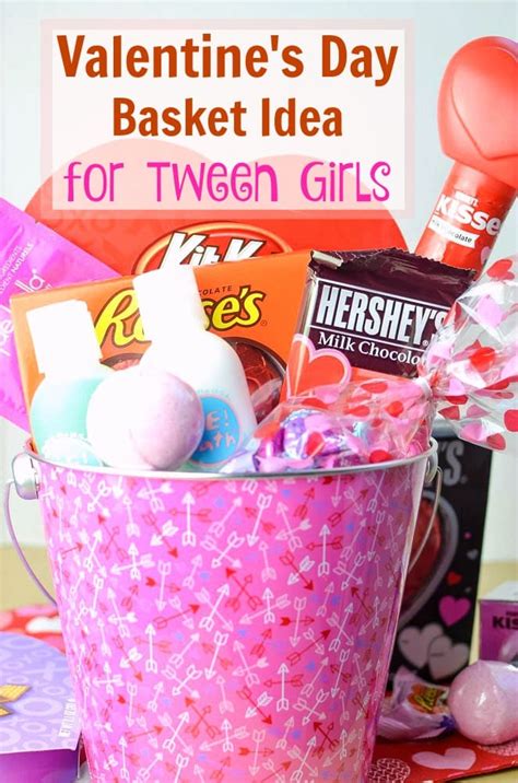 I know every teenager is different and not all of these gift cards will make the best valentine gift cards for. Valentine's Day Basket Idea for Tween Girls