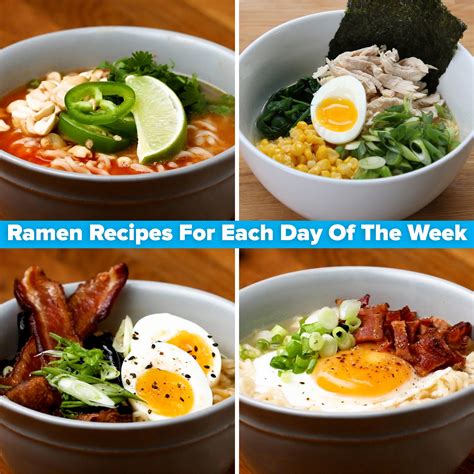 Ramen Recipes For Each Day Of The Week