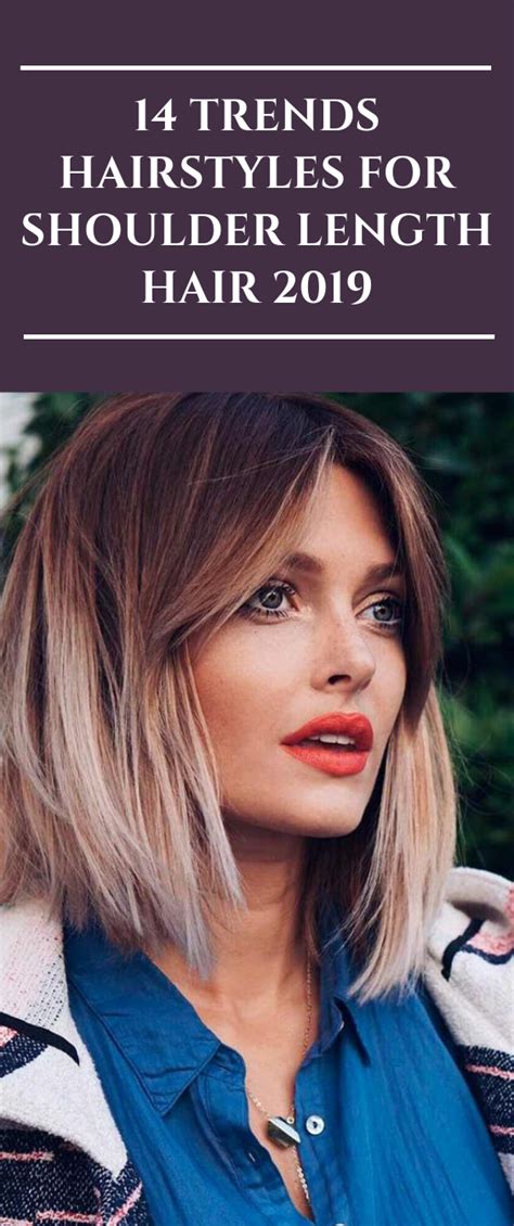Maybe you would like to learn more about one of these? 14 Trends Hairstyles For Shoulder Length Hair 2019 # ...