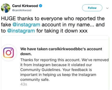 Carol Kirkwood Twitter Bbc Breakfast Star Issues Warning About Fake
