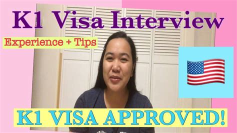 Once you have had your fiancé visa interview at a u.s. K1 VISA Interview experience - Approved Fiancée VISA - YouTube