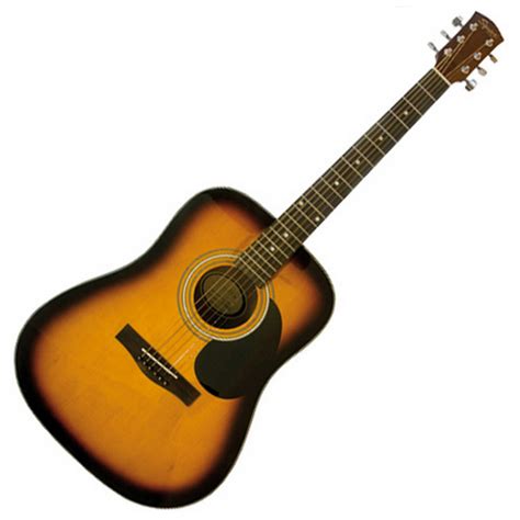Squier By Fender Sa 105 Acoustic Guitar Sunburst At Gear4music
