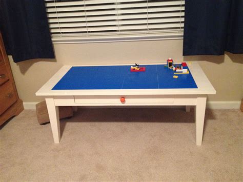 Lego Table Made From An Old Coffee Table That Was Free On The Side Of