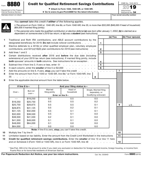 Printable w 4 form download! IRS Form 8880 Download Fillable PDF or Fill Online Credit ...