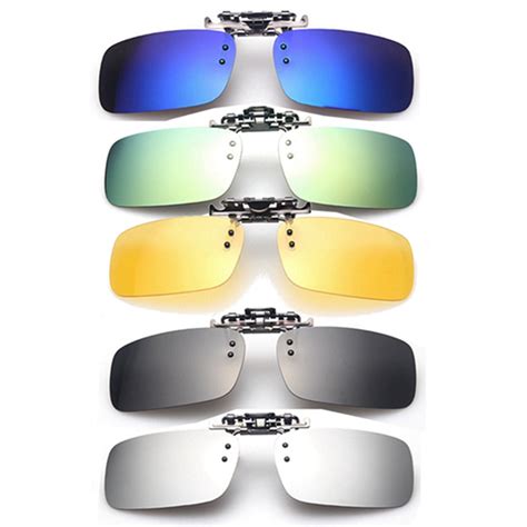 High Quality Unisex Polarized Clip On Sunglasses Driving Night Vision