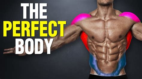 How To Build The Perfect Male Physique 3 Exercises Youtube