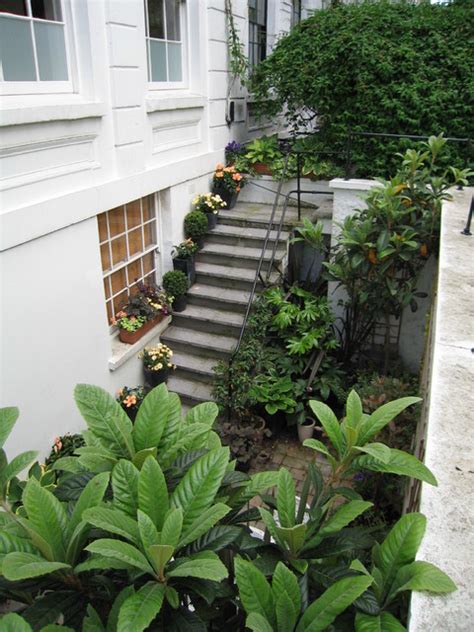 A Basement Garden Traditional Patio London By Silva Landscapes
