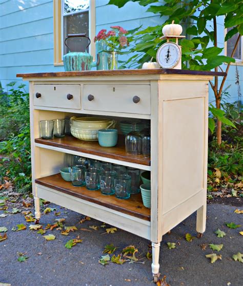 Heir And Space An Antique Dresser Turned Kitchen Island