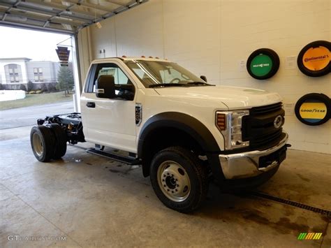 2019 Oxford White Ford F450 Super Duty Xl Regular Cab 4x4 Chassis