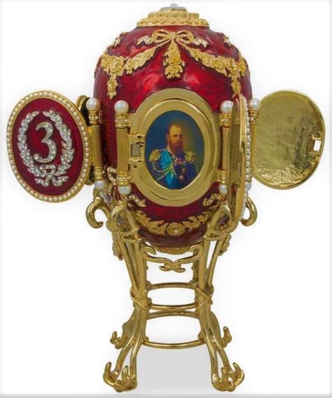 1893 Fabergé Caucasus Russian Egg It Commemorates The Imperial Hunting