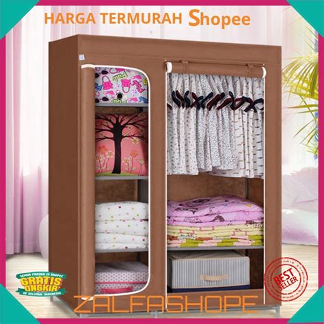 Beli lemari baju portable online berkualitas dengan harga murah terbaru 2021 di tokopedia! Lemari Baju Susun Lemari Baju Portable Lemari Pakaian ...