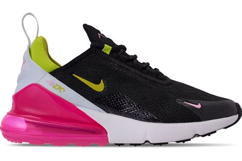 Nike Womens Air Max 270 Casual Shoes Blackcyberpink Rise