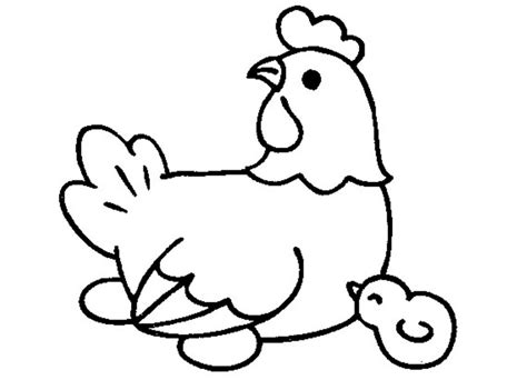 The female chickens lay eggs in a nest. Cute Chicken Drawing at GetDrawings | Free download