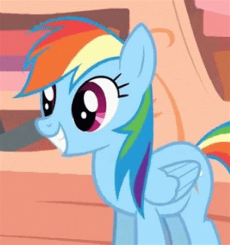 Excited Rainbow Dash 