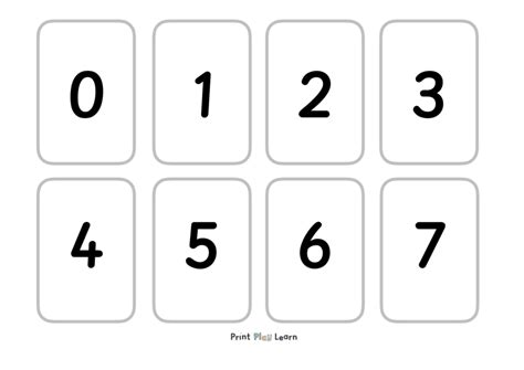 Quick Print Number Cards 0 30 Printable Teaching Resources Print