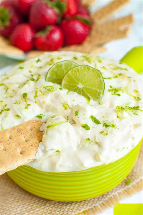 Key Lime Pie Dip With Cream Cheese Dip Recipe Creations