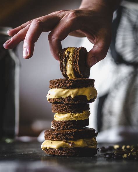 If the basic chocolate and vanilla combo isn't spectacular enough for your freak flag side, or you're looking. homemade ice cream sandwiches with coffee caramel ice cream — Recipe Fiction