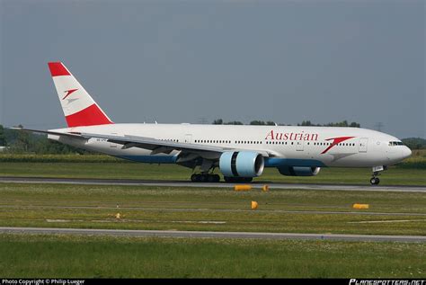 Oe Lpd Austrian Airlines Boeing 777 2z9er Photo By Philip Lueger Id