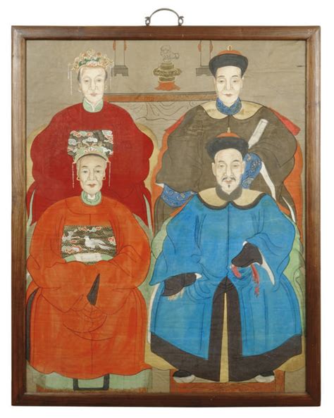 Three Chinese Ancestor Paintings Christies