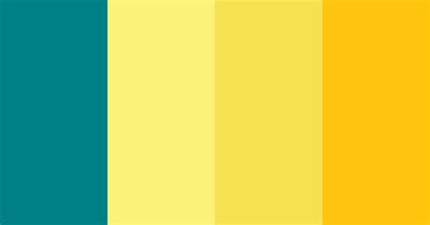 Teal And Yellow Color Scheme Teal