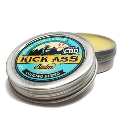 Cbd Sore Muscle Rub Warming Blend Limited 100mg Version Kick Ass Balm