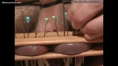 Cock And Ball Torture Needles Tortura De Bolas Y Verga Agujas Free