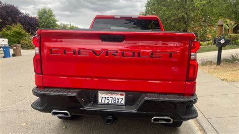 Install A Tailgate Decal Letters On A Chevy Silverado 2020 Trailboss