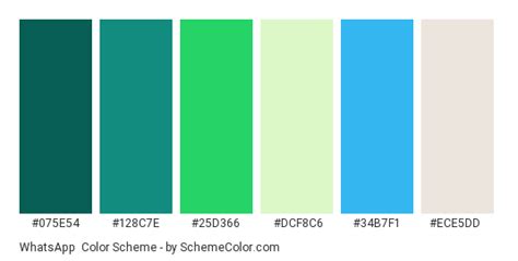 Whatsapp Color Scheme Brand And Logo