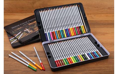 Watercolor Pencils Deli 48 Colors · Stationery