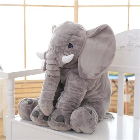 Large Stuffed Plush Elephant Doll Zenshopworld