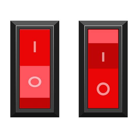 Switch Buttons Isolated 1270436 Vector Art At Vecteezy