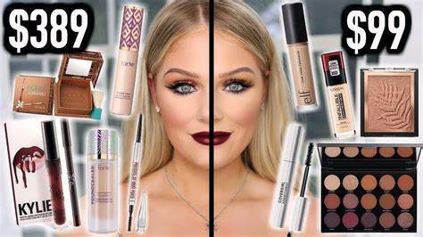 full face testing viral drugstore dupes drugstore vs high end makeup youtube