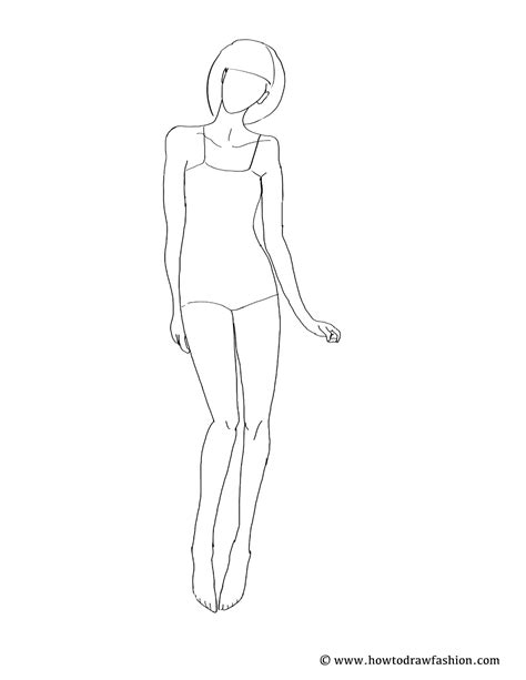 How To Draw Body Template