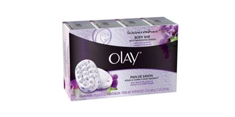 Bar soap with nourishing conditioners that's gentle enough to use on your face delivers olay moisturizers to the skin moisture outlast, 10x more moisturizers vs. Olay Luscious Orchid Body Bar Soap with Massaging Design ...