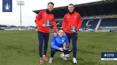Ladbroke’s League One Player And Manager Of The Month Falkirk Football Club