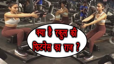 Rakul Preet Singh Shares Glimpse Of Her Workout Session Rakul Preet