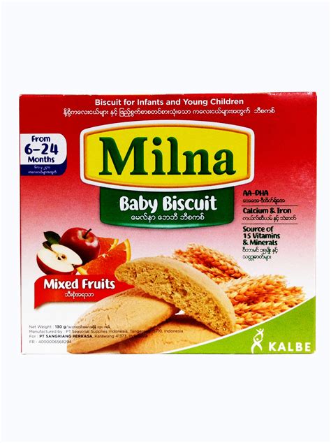 Milna Baby Biscuit Mixed Fruit 130g Made In Indonesia Lazada Ph