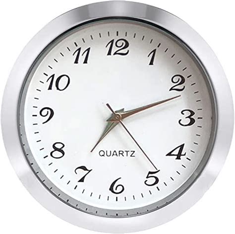 Hillhome Mini Clock Insert 18 Inch 45 Mm Round Quartz Movement