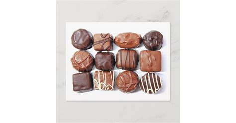 Assorted Chocolates Postcard Zazzle