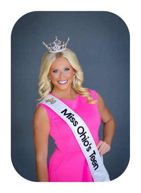 Miss Ohios Outstanding Teen 2023 Paisley French · Miss Ohio An