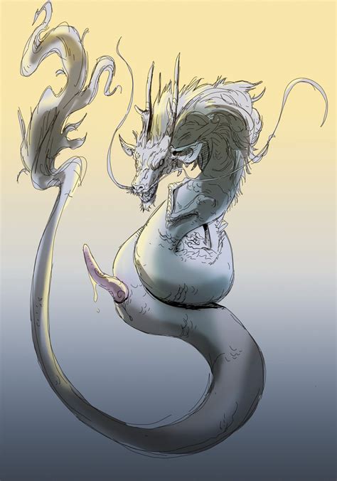 Rule 34 Asian Mythology Bodily Fluids Claws Digital Media Artwork Dragon East Asian