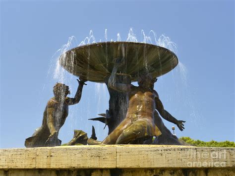 The Triton Fountain Photograph By John Chatterley Fine Art America