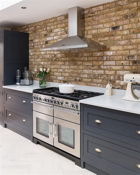 Stunning Exposed Brickwork Highlights The Range And Beautiful After