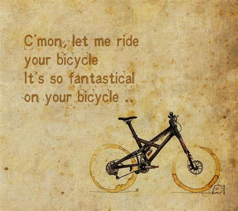 C Mon Let Me Ride Your Bicycle Bicycle Post